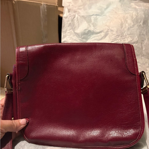 Dior Deep Red Leather Shoulder Bag - Picture 7 of 7